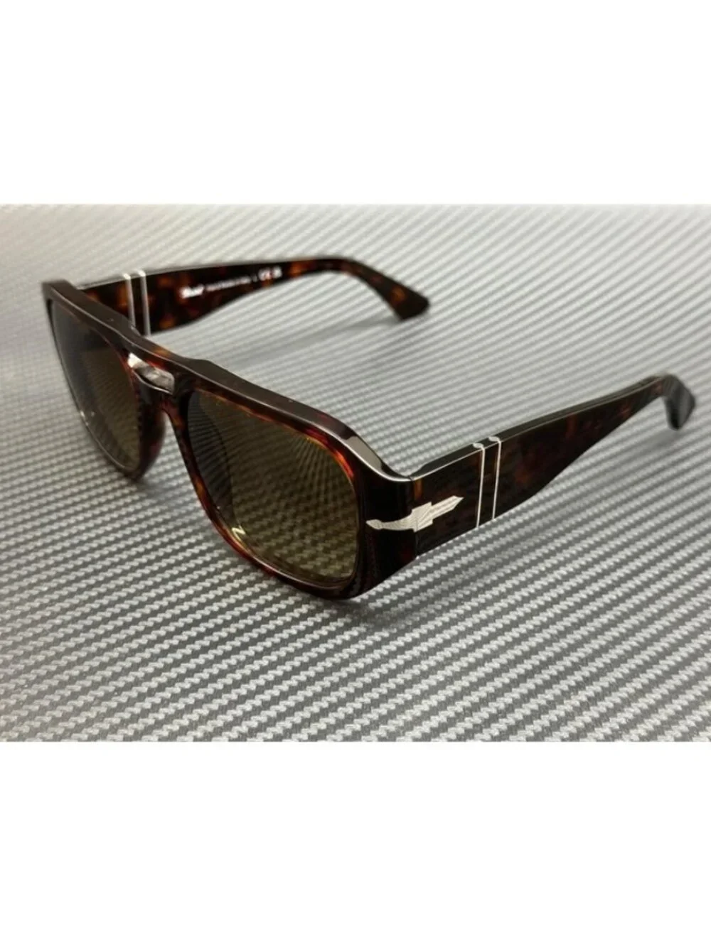 New Persol Men Havana Brown Sunglasses 56-20-145